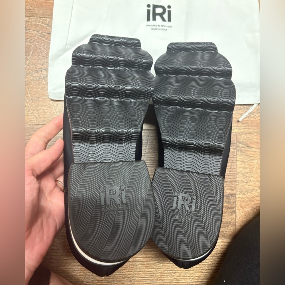 New iRi NYC Wes I Black Outline Low Top Sneaker Size 41 - Picture 6 of 6